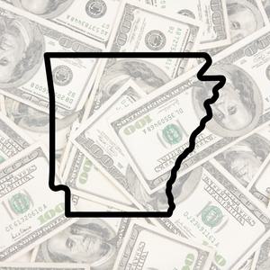 Arkansas money background