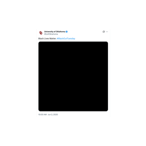 OU Blackout Tuesday