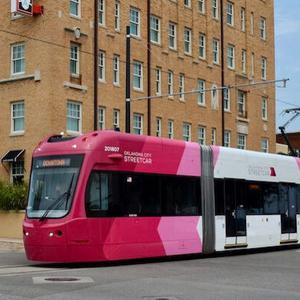 OKC Streetcar red