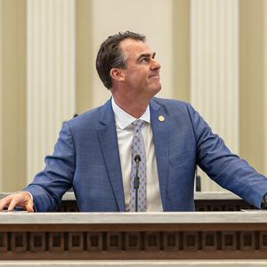 Kevin Stitt on House Floor