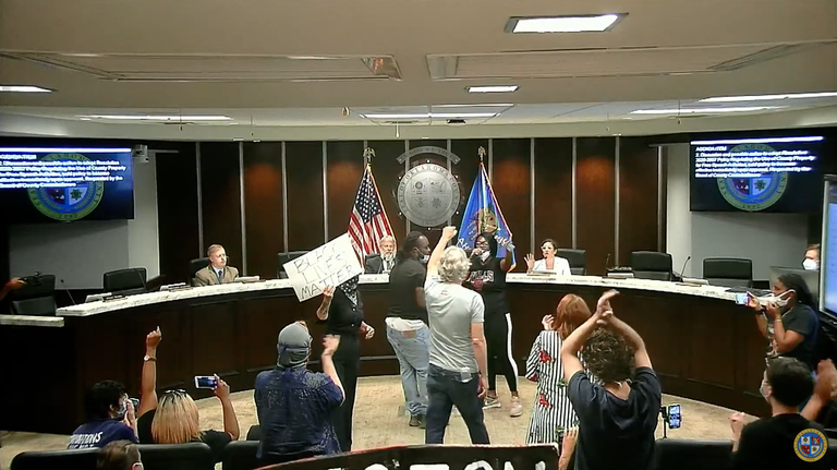 Woke brigades descend upon county commission meeting